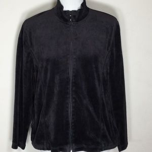 Soft Velvety Track Suit w/Pockets